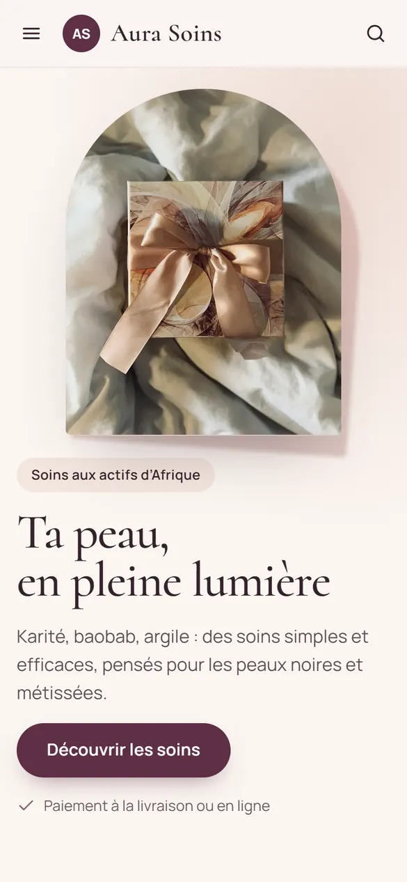 Thème Aura sur téléphone